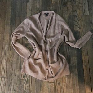 H&M - Brown Oversized Cardigan